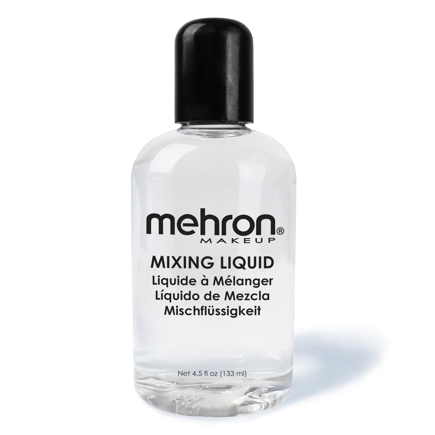 Mehron Makeup Mixing Liquid | Water Resistant For All Day Wear | Multi-Use Makeup Transformer | Eyeliner Mixing Medium | Clear 4.5 fl oz (133 ml) Beauty & Personal Care Mehron