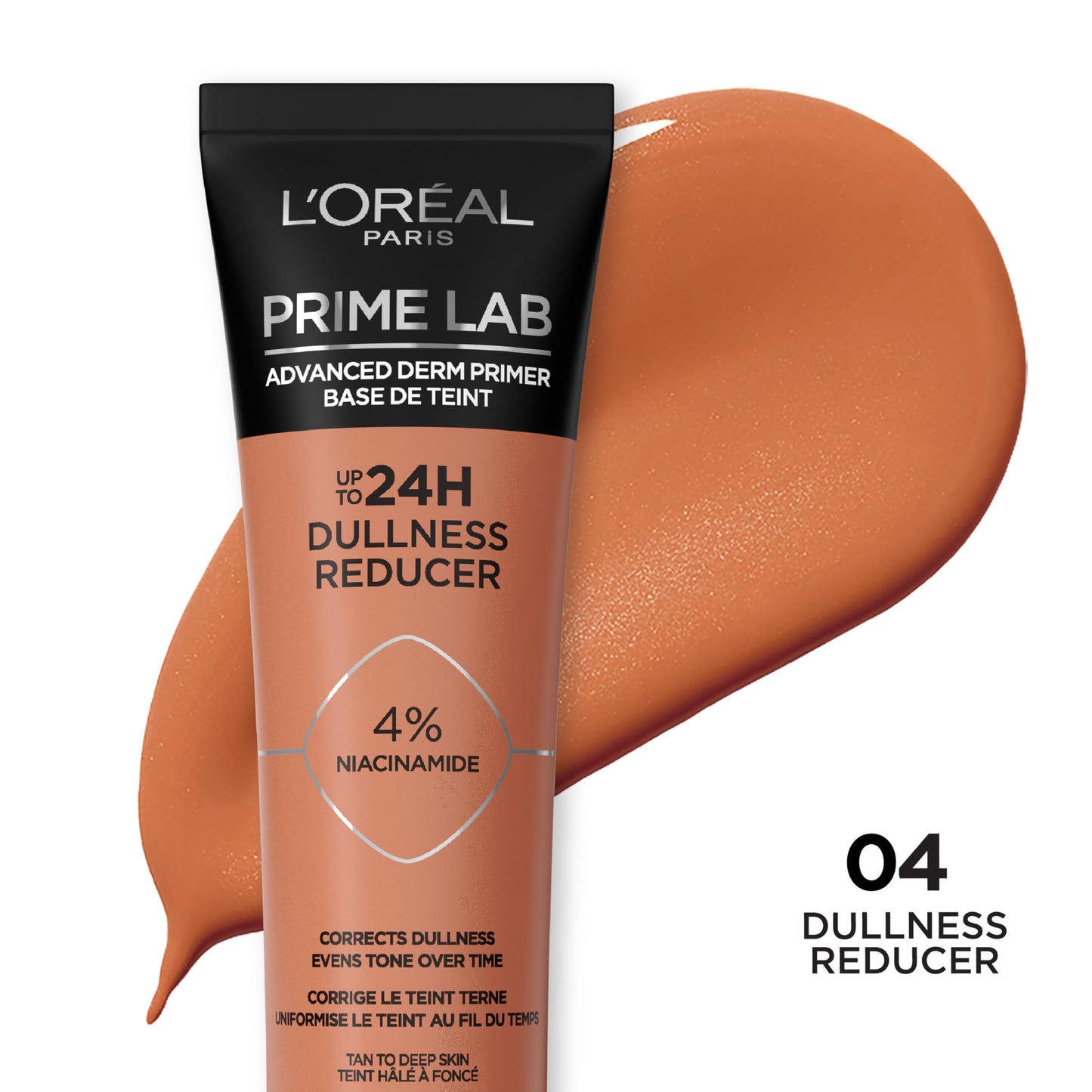 L'Oreal Paris Prime Lab Up to 24H Dullness Reducer, Face Primer Infused with Niacinamide to Reduce Face Dullness and Extend Makeup Wear, 1.01 Fl Oz Beauty & Personal Care L'Oreal Paris
