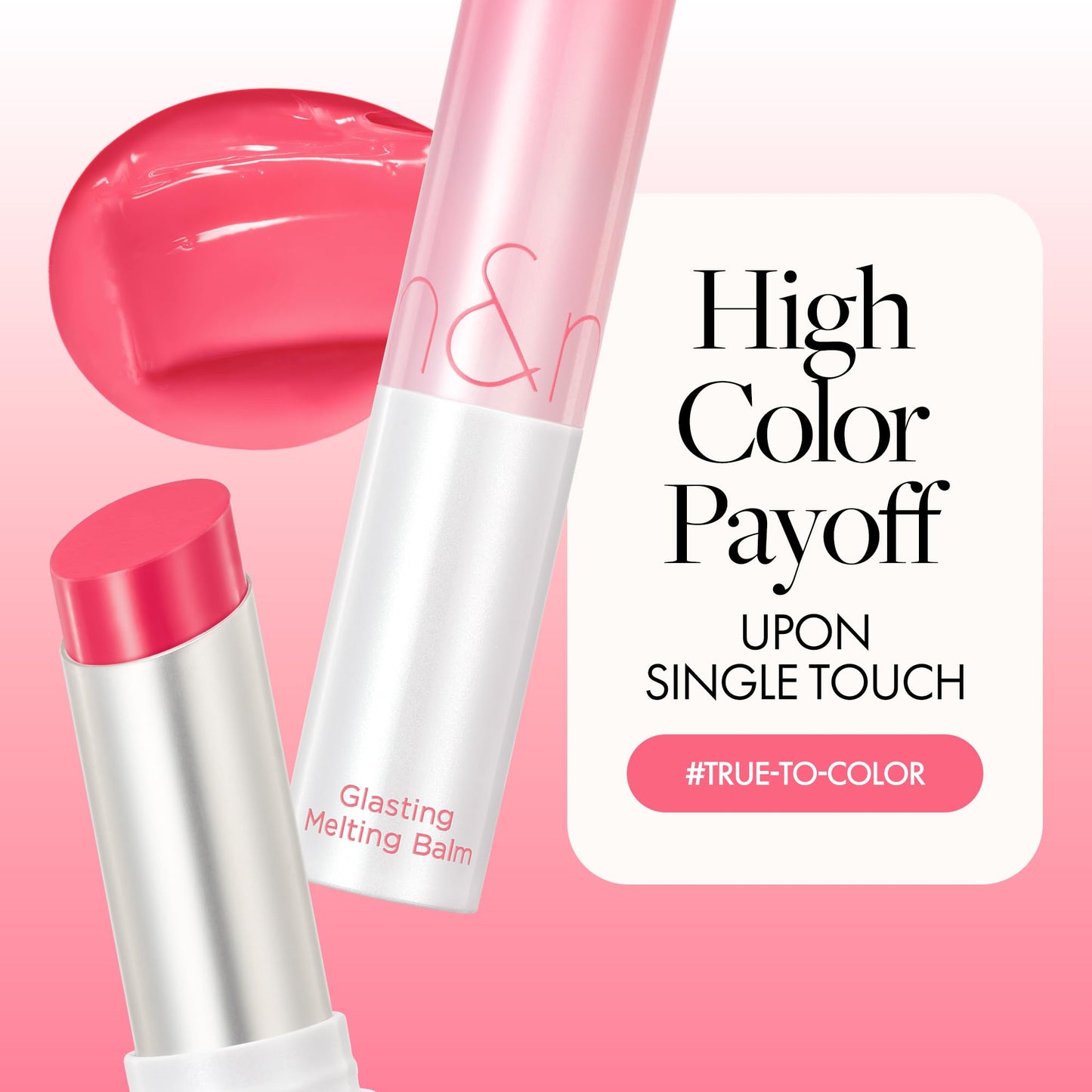 Glasting Melting Balm - High-Shine, Hydrating Tinted Lip Balm - Buildable Gloss & Vegan Formula - Korean Glossy Lip Balm with Shea Butter 0.12 oz (#02 Beauty and Personal Care rom&nd
