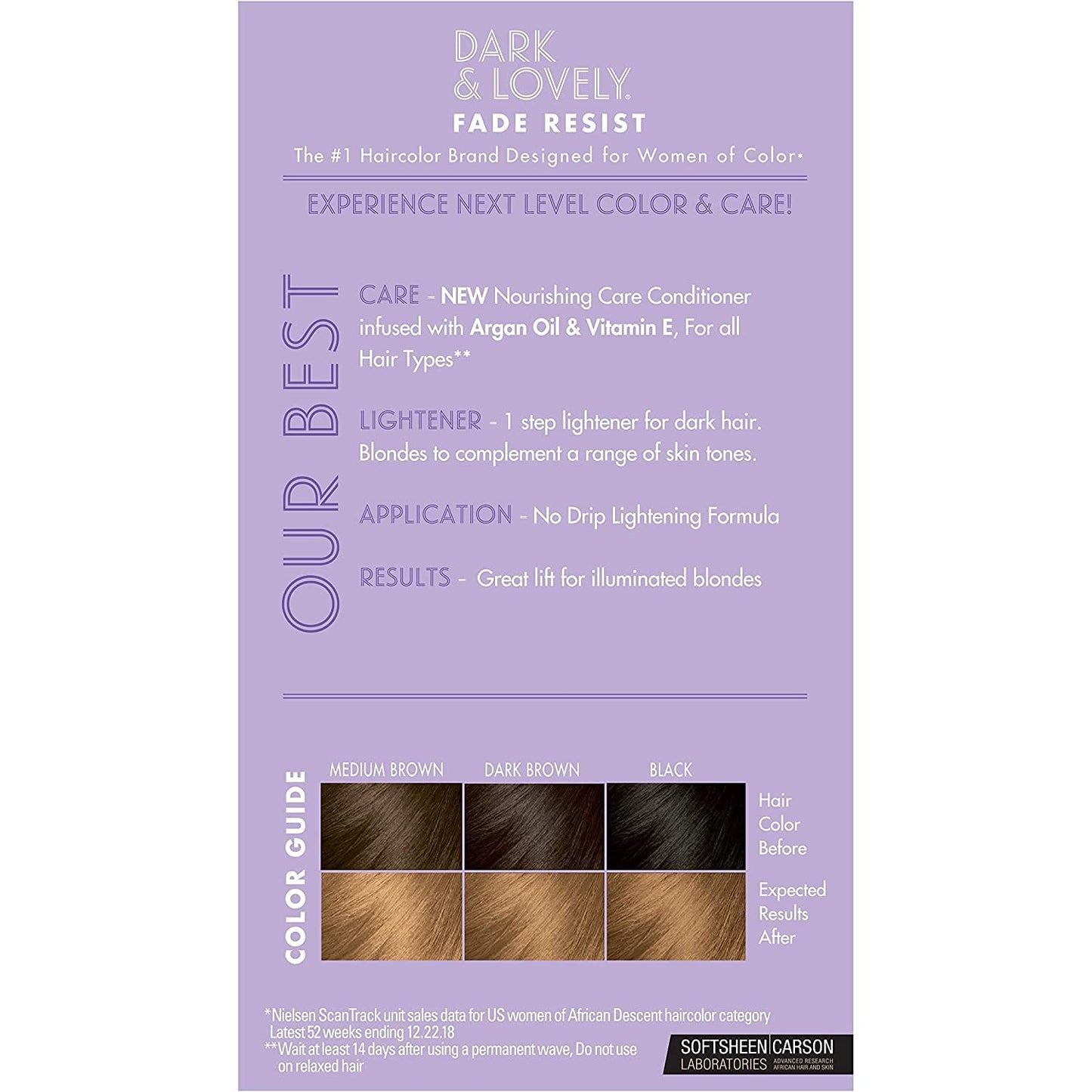 Dark & Lovely Color #384 Light Golden Blonde (Pack of 6) Beauty & Personal Care Dark and Lovely