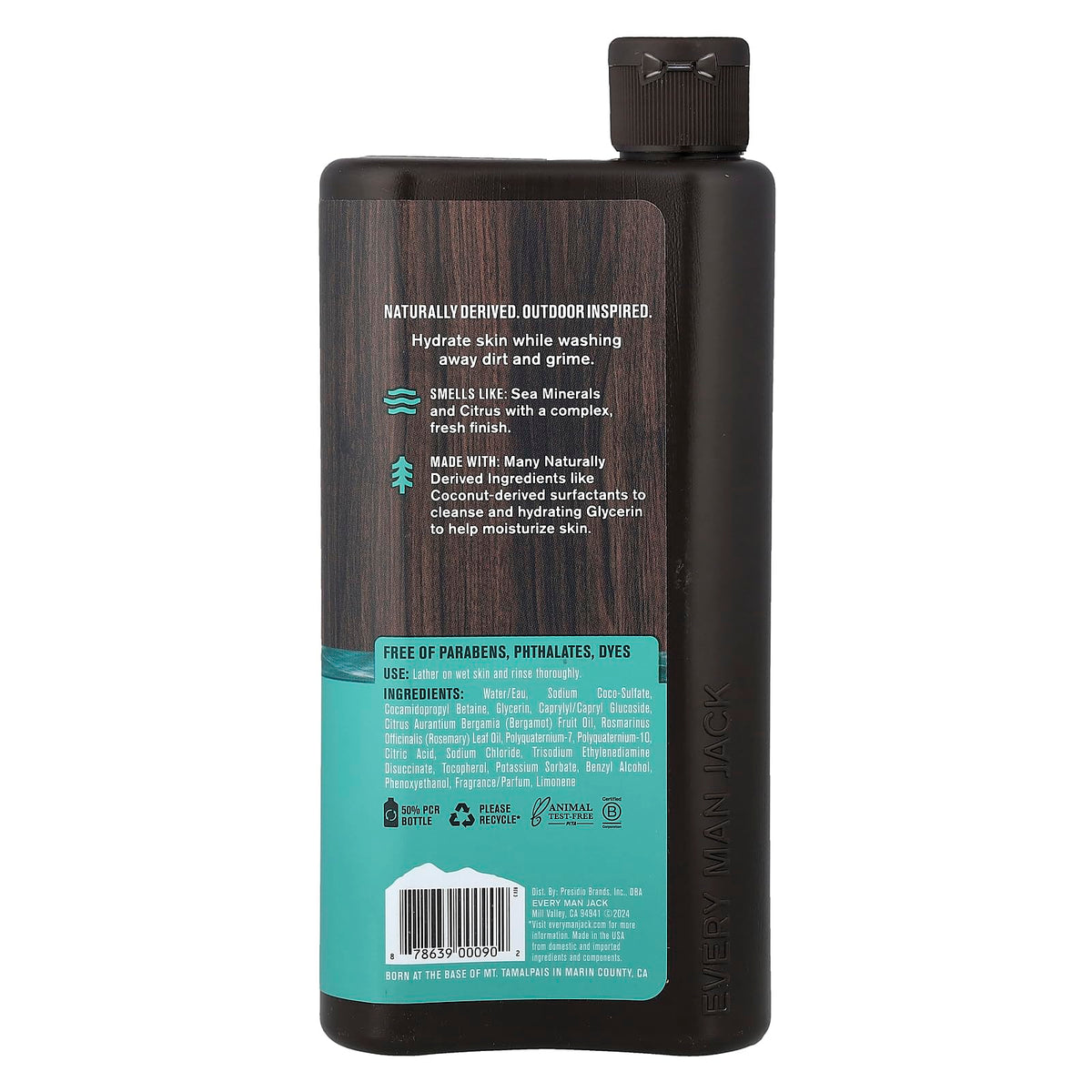 Every Man Jack, Shampoo 2 In 1 Daily Care Sea Salt, 16.9 Fl Oz