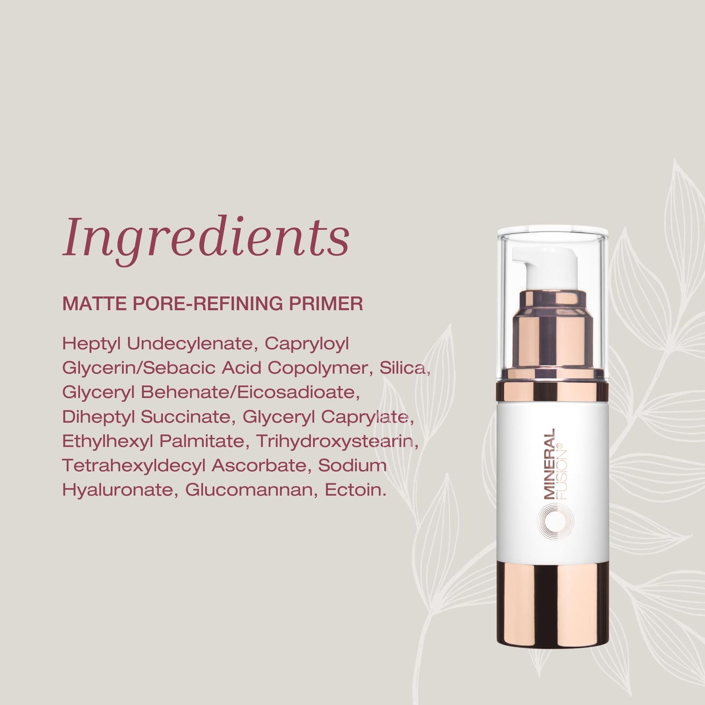 Matte Pore-Refining Primer,0.84 Fl Oz (Pack of 1) Beauty & Personal Care Mineral Fusion