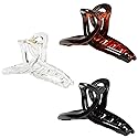 Kitiin Thin Hair Clips Strong holding teeth interlocking Women butterfly Clips for thin Hair 3 Count In set banana hair clips (mixed colors thin hair Beauty & Personal Care Kitiin