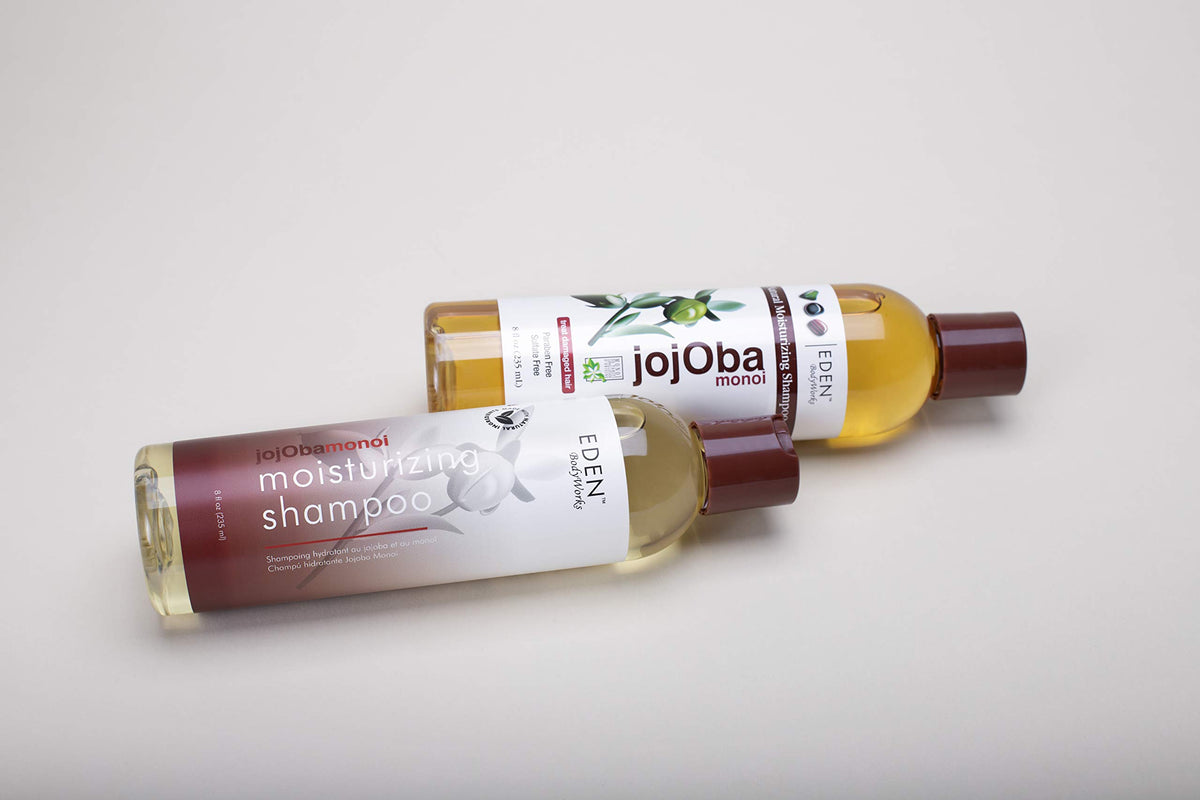 EDEN BodyWorks JojOba Monoi Moisturizing Shampoo, 8oz- Packaging May Vary