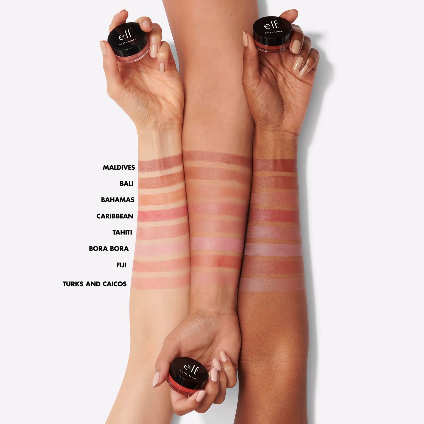 e.l.f. Putty Blush, Creamy & High-Pigment Formula For A Natural Glow, Delivers A Semi-Matte & Powder Finish, Vegan , Bahamas Beauty & Personal Care e.l.f.