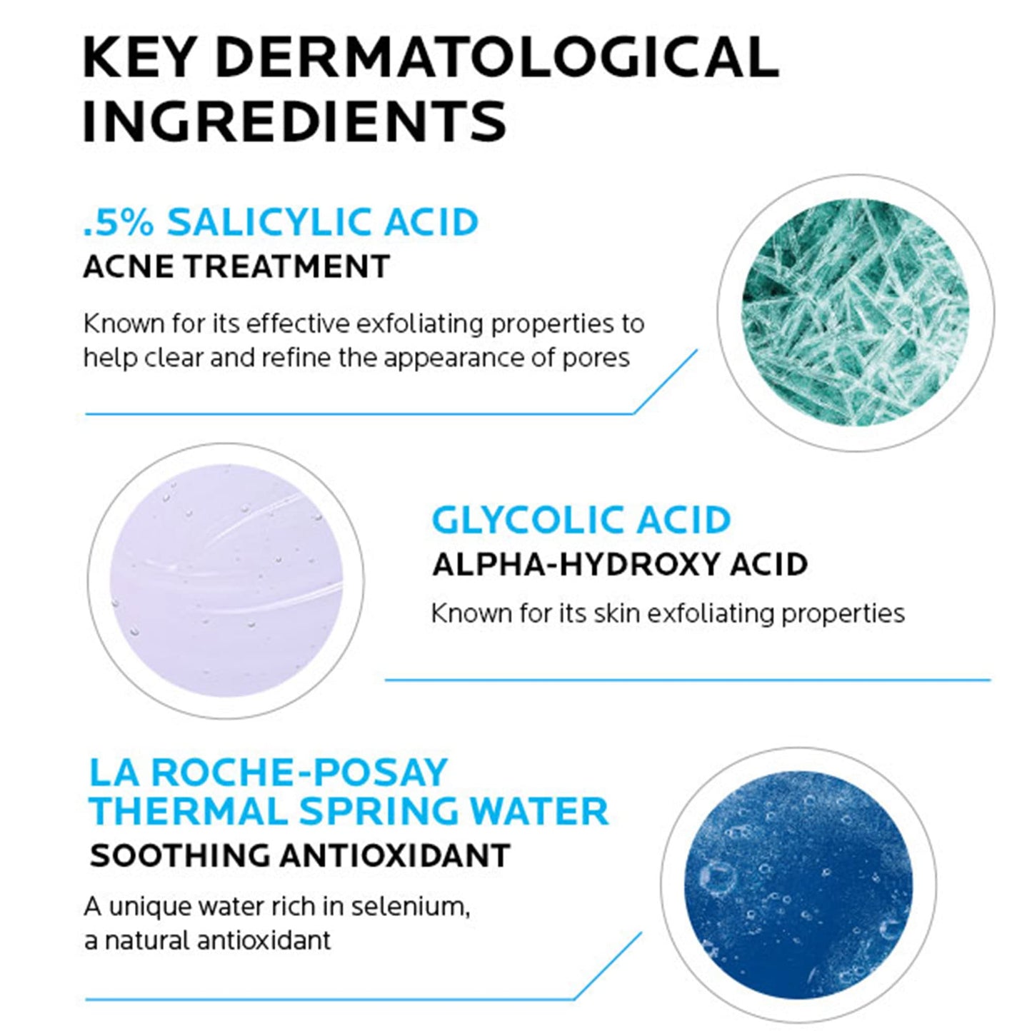 La Roche-Posay Effaclar Clarifying Solution Acne Toner with Salicylic Acid and Glycolic Acid, Pore Refining Oily Skin Toner, Gentle Exfoliant Beauty & Personal Care La Roche-Posay