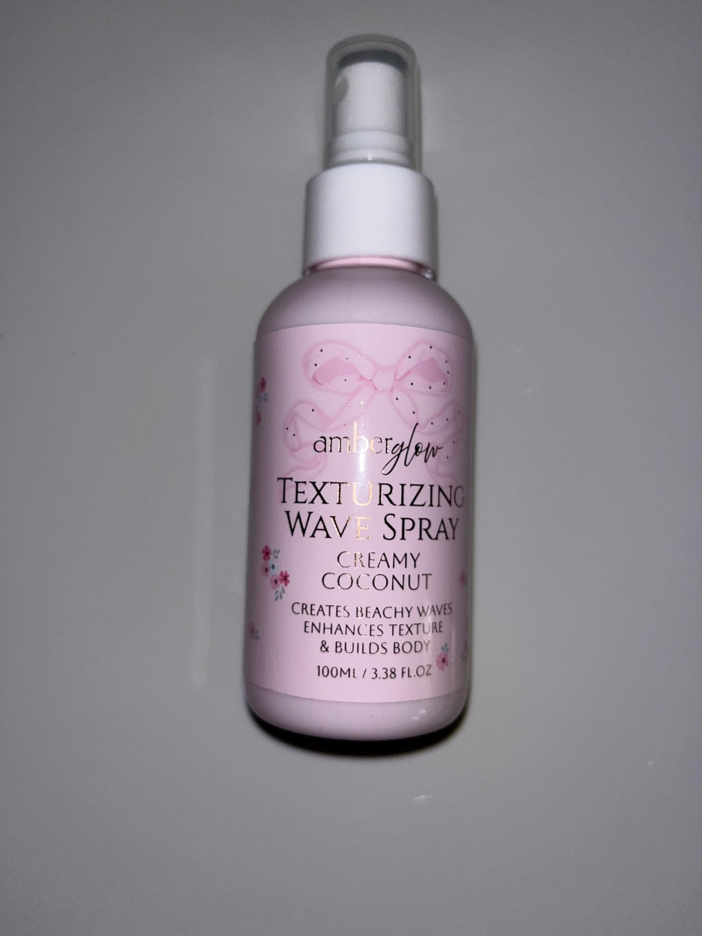 Amber Glow Texturizing Wave Spray, Creamy Coconut, Creates Beachy Waves, Enhances Texture & Builds Body, 3.38 fl oz Beauty & Personal Care Amber Glow