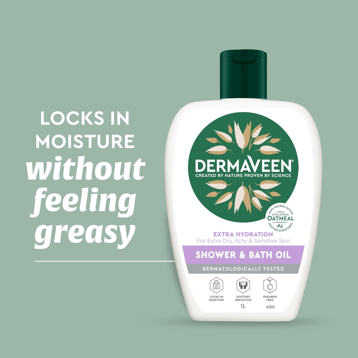 DermaVeen Shower & Bath Oil 1 Litre Beauty and Personal Care Dermaveen