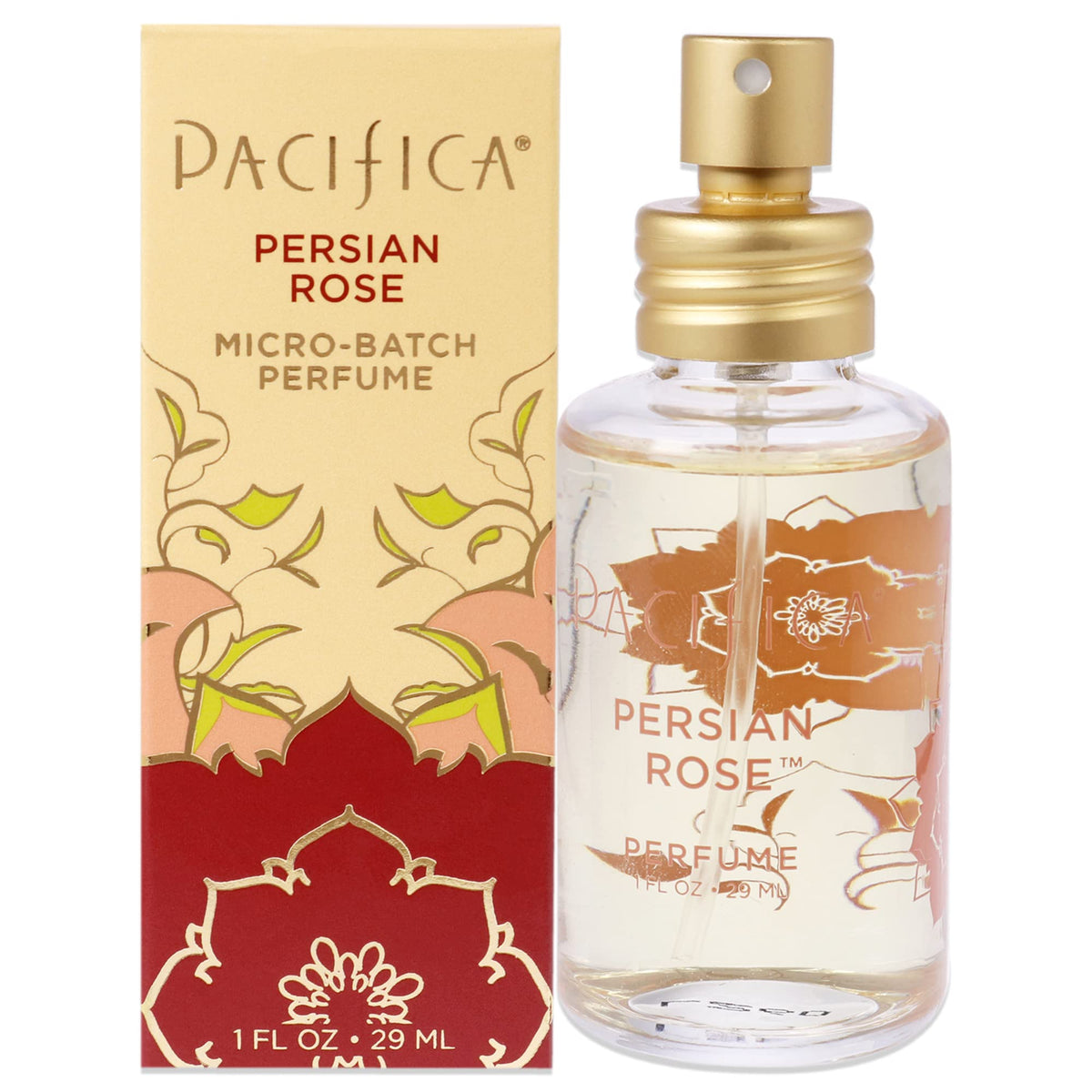 Pacifica Beauty, Persian Rose Clean Fragrance Spray Perfume, Made with Natural & Essential Oils, Fresh Rose Scent, Vegan + Cruelty Free Beauty & Personal Care Pacifica