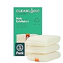 Cleanlogic Organic Cotton Exfoliating Body Scrubber, Reusable Exfoliator Tool for Smooth and Softer Skin, Daily Skincare Routine, Natural, 3 Count Beauty & Personal Care Cleanlogic
