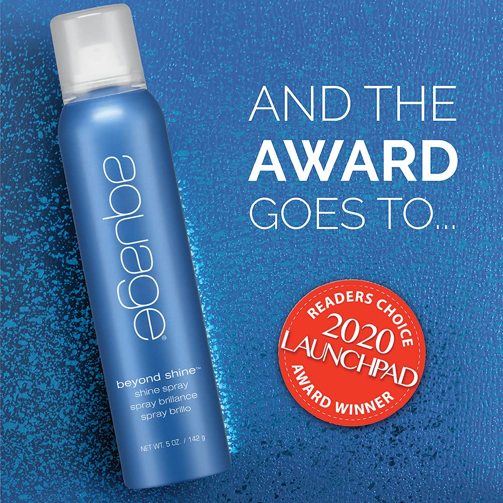 AQUAGE Beyond Shine Spray, Adds Brilliant Shine to Finished Styles With or Without Thermal Styling, 4.6 fl. oz Beauty & Personal Care Aquage