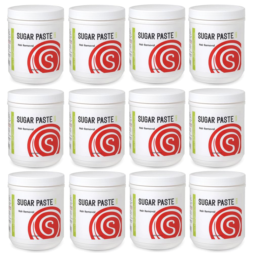 [HARD] Sugaring NYC Wholesale Sugaring Paste Package of 12 Hard, 45oz Jars Beauty and Personal Care Sugaring NYC