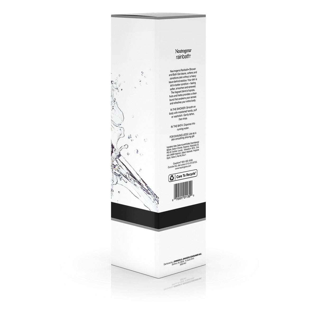 Neutrogena Rainbath Cleansing Shower & Bath Gel, Daily Moisturizing Body Wash Cleanser & Shaving Gel for Men & Women, Clean-Rinsing Creamy Lather Beauty & Personal Care Neutrogena