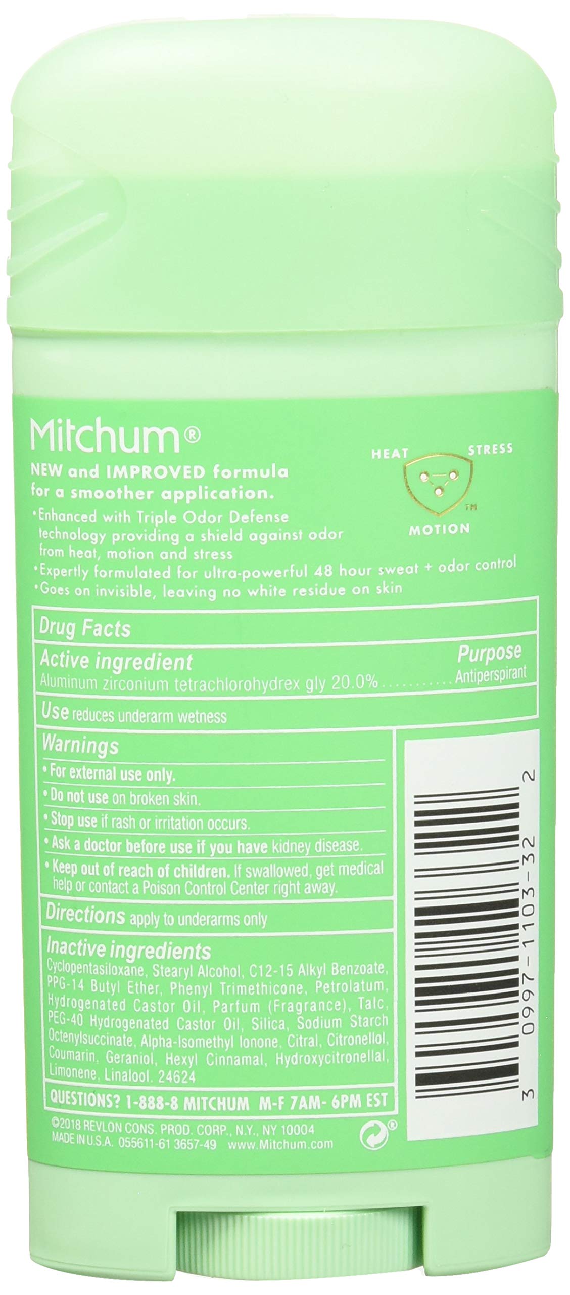 Mitchum For Women Advanced Control Anti-Perspirant Deodorant Invisible Solid Pure Fresh 2.70 oz (Pack of 2) Beauty and Personal Care Mitchum