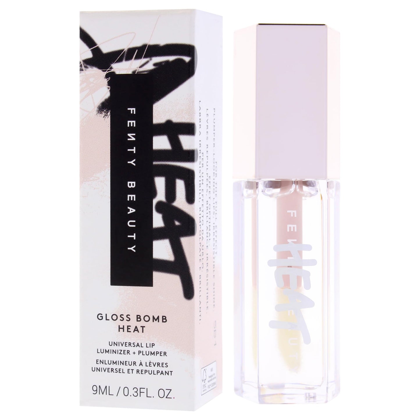 Fenty Beauty Gloss Bomb Heat Universal Lip Luminizer Plus Plumper - 07 Glass Slipper Heat for Women - 0.3 oz Lip Gloss Beauty & Personal Care FENTY BEAUTY
