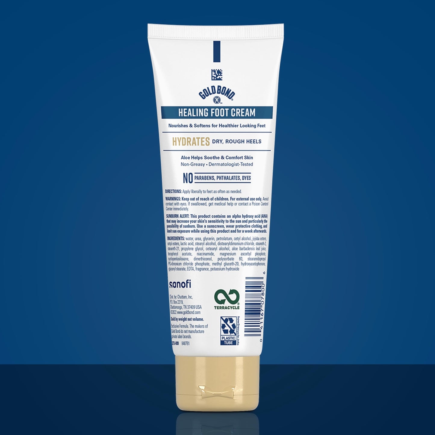Gold Bond Healing Foot Cream 4 oz, With Aloe, Nourishes & Softens For Healthier Looking Feet Beauty & Personal Care Gold Bond