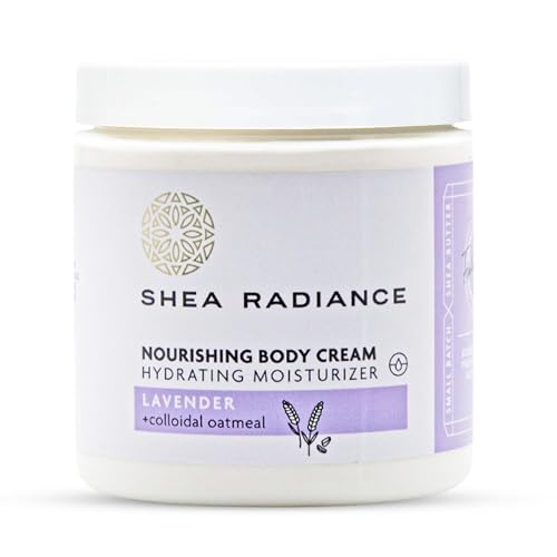 Shea Radiance Nourishing Body Cream with Colloidal Oatmeal | Hydrating Moisturizer for Sensitive Skin | Gentle Hydration with Long Lasting Moisture | Beauty & Personal Care Shea Radiance