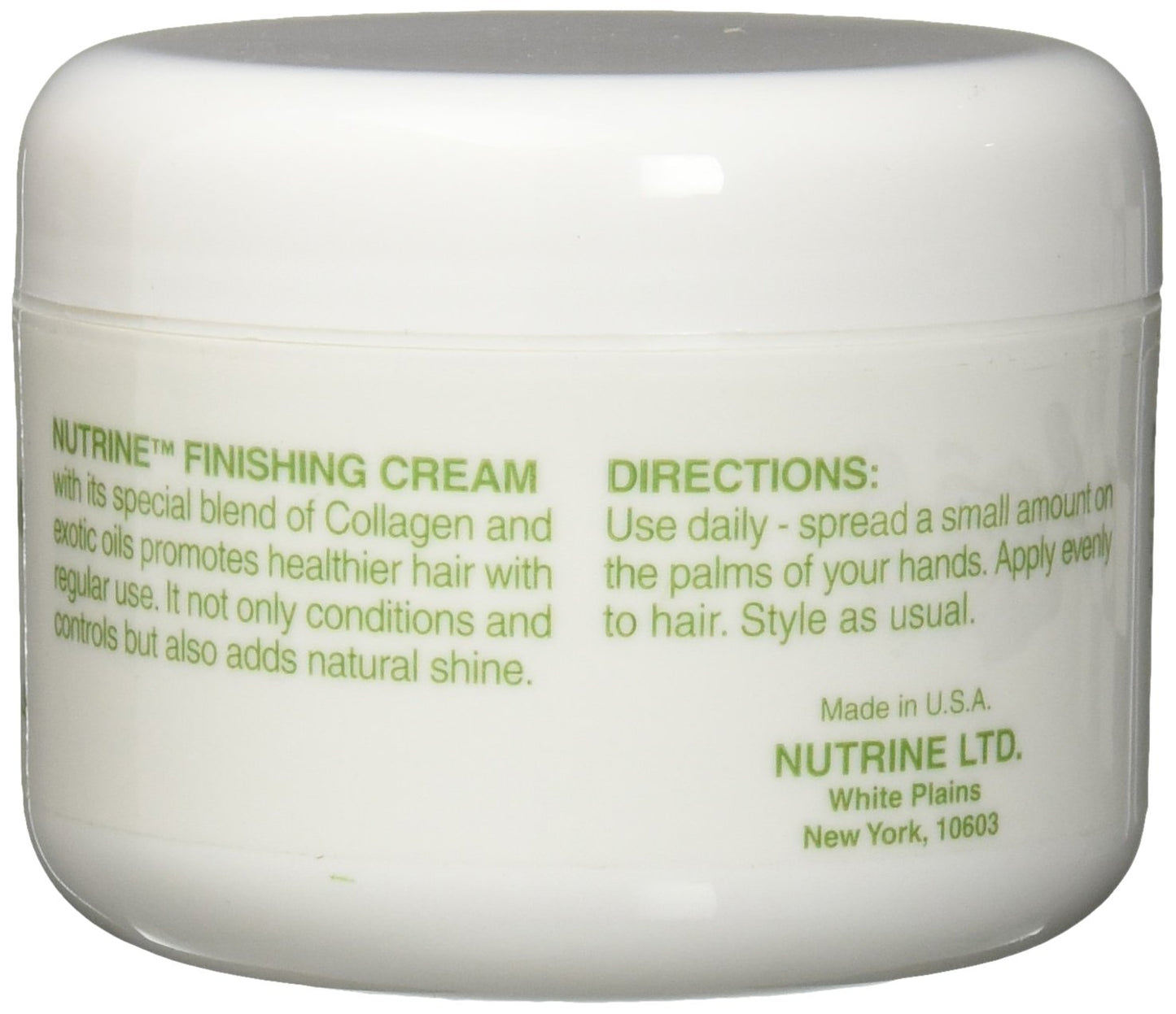 Nutrine Finishing Cream Olive Oil Jar For Perms, 8 Ounce Beauty & Personal Care Nutrine