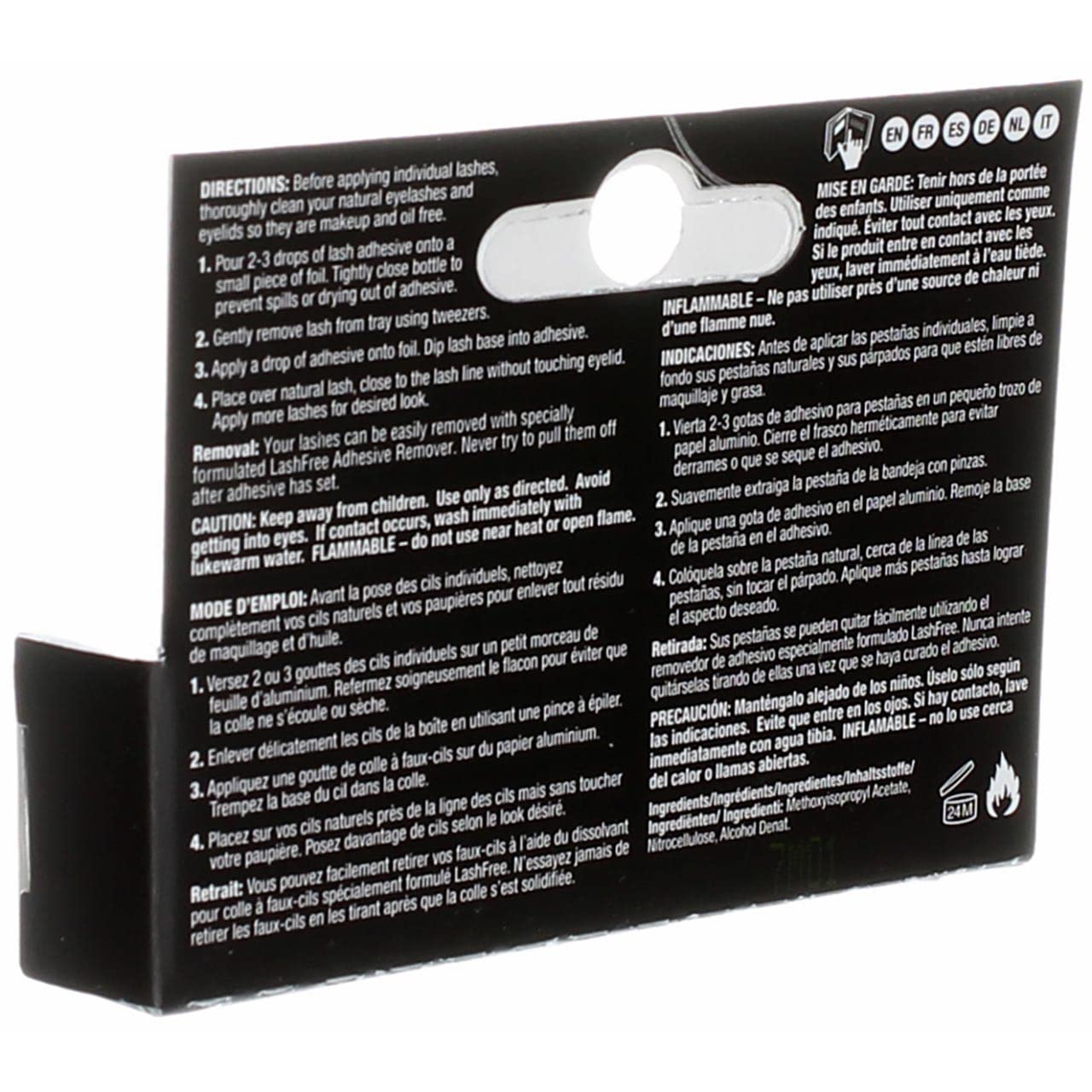 Ardell Lashtite Adhesive Clear 0.125 Ounce Bottle (Black Package) (3.7ml) (6 Pack) Beauty & Personal Care Ardell