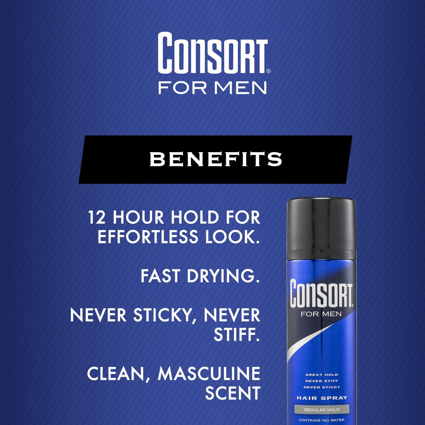 Consort Hair Spray 8.3 Ounce Regular Hold Aerosol (235ml) (2 Pack) Beauty & Personal Care Consort