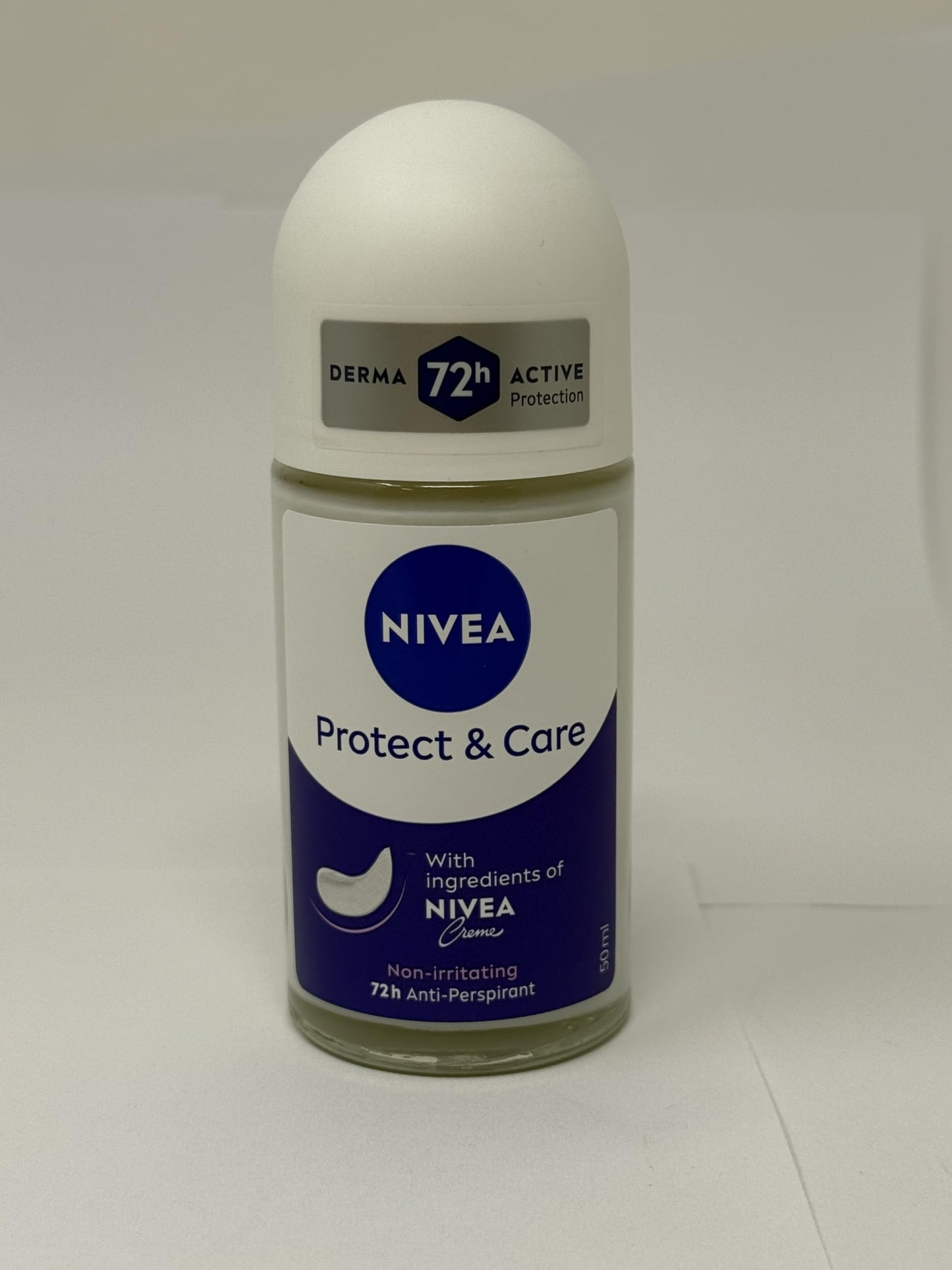 NIVEA Protect & Care Roll-On Deodorant, 72H Protection, 0% Alcohol, Freshness, Gentle Underarm Skin Care, 50ml, Dermatologist Tested, Pack of 6 Beauty and Personal Care NIVEA