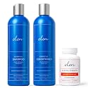 Elon Complete Care Kit for Thinning Hair - Elon Essential Shampoo & Conditioner Set + R3 Extra Strength Hair Growth Supplement - NO Sulfates, Parabens Beauty & Personal Care Elon