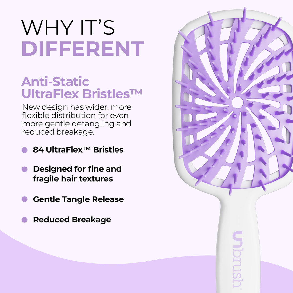 FHI Heat UNbrush Plus Detangling Brush for Fine & Fragile Hair