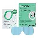 CorneaCare Rescue: Hydrogel Self Cooling Compress | Cold Eye Masks for Puffy Eyes | Self Cooling Eye Compress for Fast Relief | Travel Ready | 6 Count Beauty & Personal Care CorneaCare