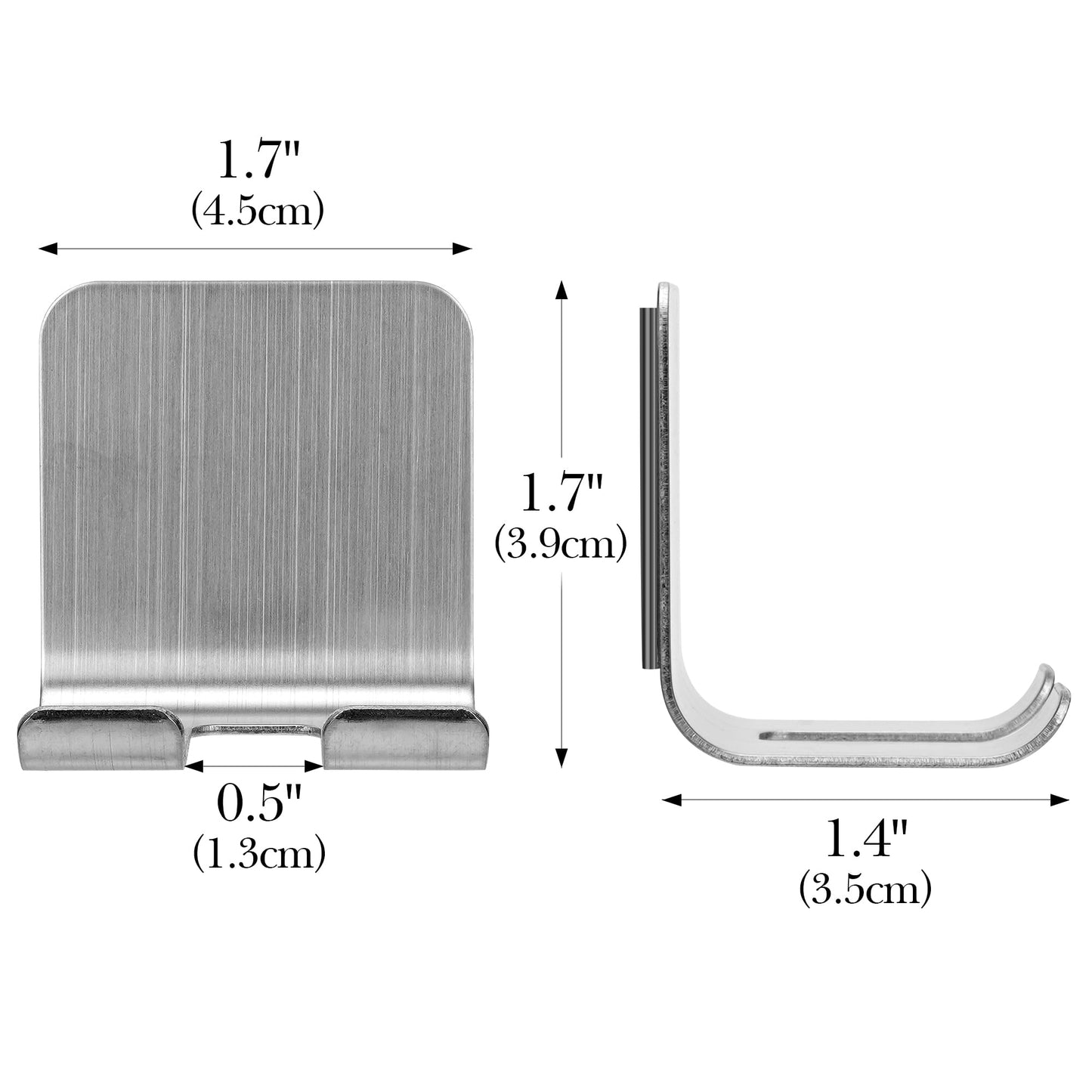 Linkidea Stainless Steel Razor Holder 8 Pack, Shower Wall Mount Shaver Hook No Drill Bathroom Storage Rack Compatible with Safety Razors (Silver) Beauty and Personal Care Linkidea