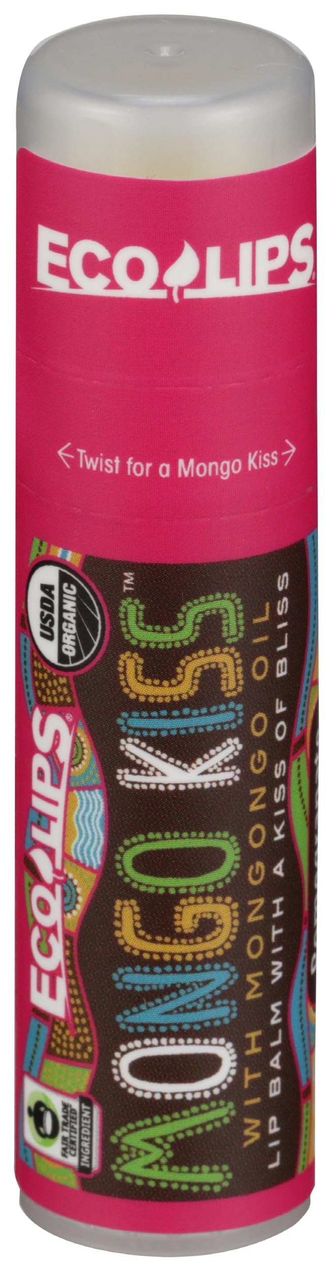 Eco Lips, Lip Balm Mongo Kiss Pomegranate, 0.25 Ounce Beauty & Personal Care Eco Lips
