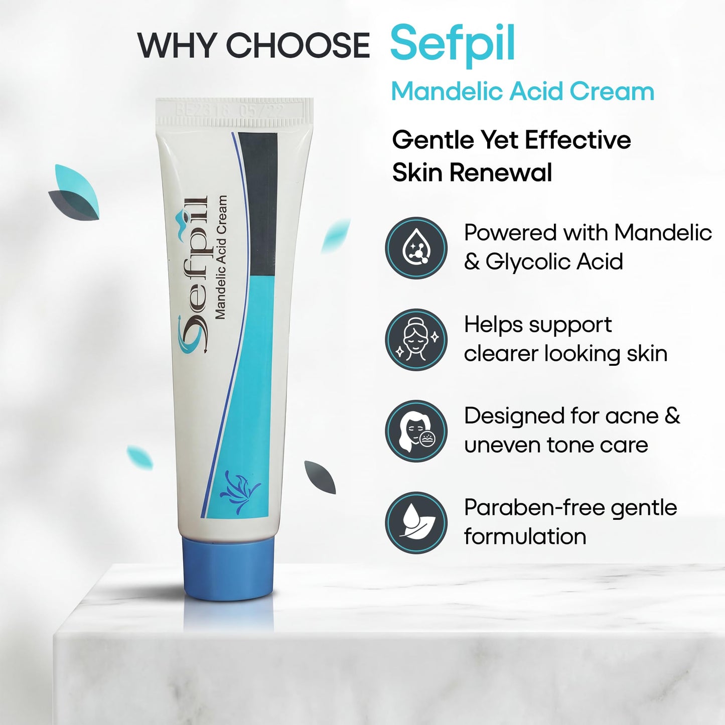 Sefpil Mandelic Acid Cream 30gm Beauty & Personal Care Sefpil