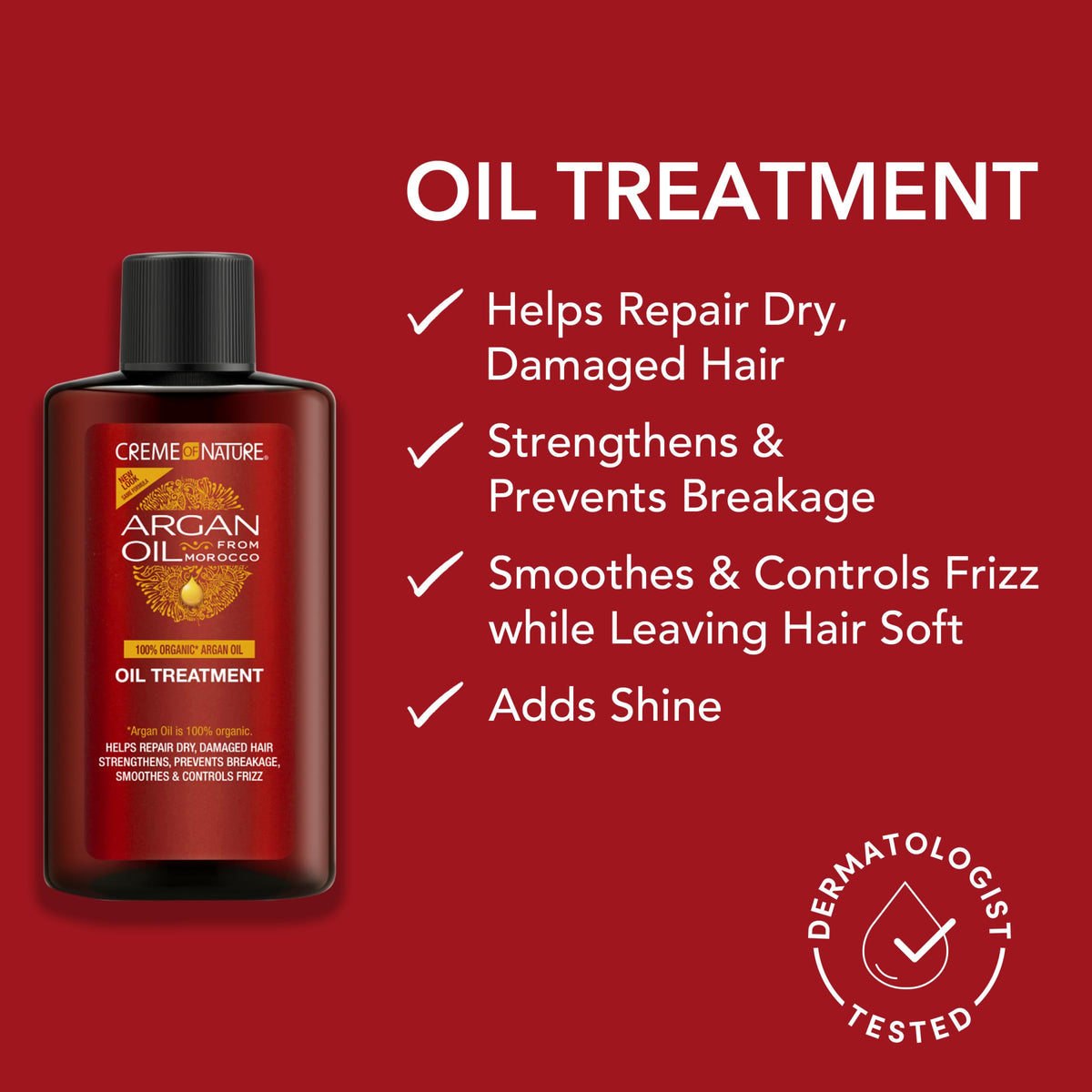 Creme of Nature Argan Oil From Morocco Oil Treatment, 3 fl oz