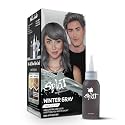 Splat Winter Gray Semi Permanent Hair Dye Kit with Bleach, 1 Application, Includes Gray Hair Dye, Oxide & Bleach Powder, Vegan & Cruelty Free Hair Beauty & Personal Care Splat