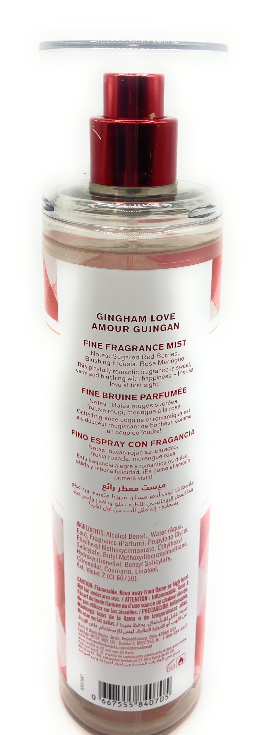 Bath and Body Works Gingham Love Fine Fragrance Mist 8 Fluid Ounce Spray Beauty & Personal Care Bath & Body Works