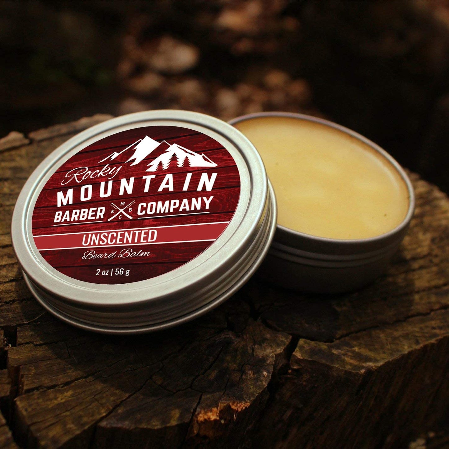 Rocky Mountain Barber Company Beard Balm - Classic Unscented - 100% Natural - Premium Wax Blend with Nutrient Rich Bees Wax, Jojoba, Coconut Oil Beauty & Personal Care Rocky Mountain Barber Company