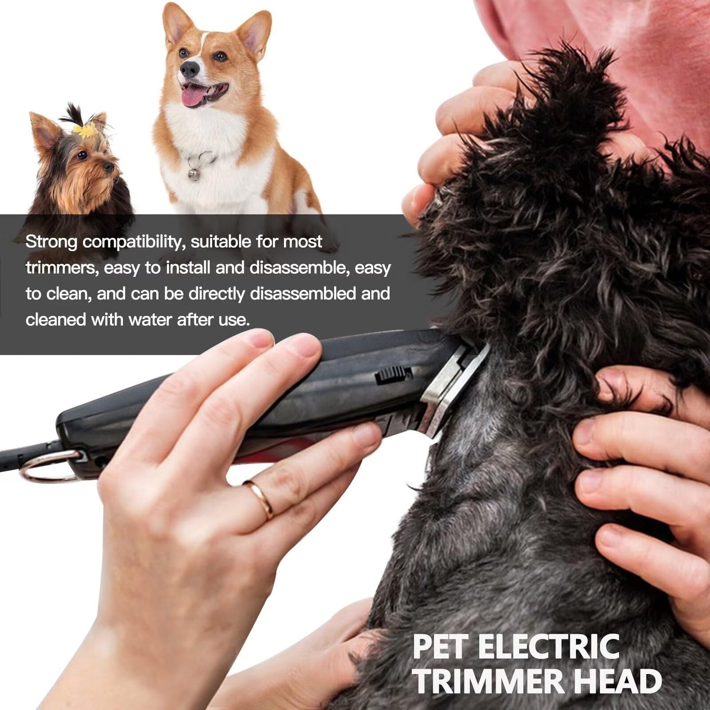 2025 New 0.25mm Blade Fit for Andis Dog Gromming Clippers Ceramic for Wahl and Oster Clipper Beauty and Personal Care GRABOTE