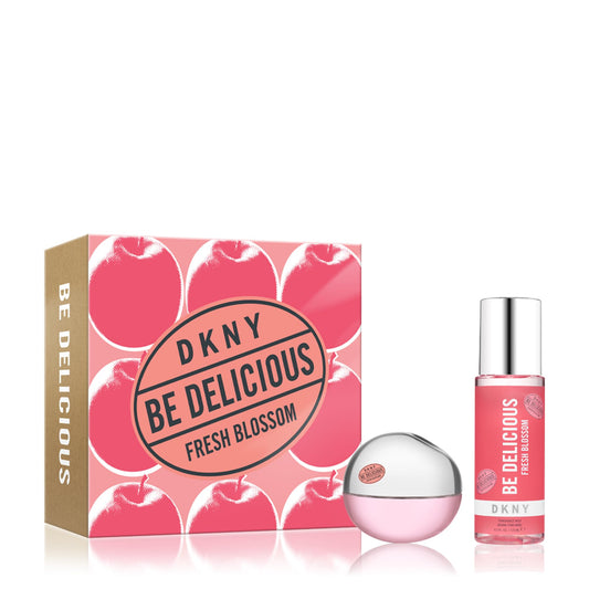 DKNY Be Delicious Fresh Blossom Eau de Parfum 2 Piece Gift Set For Women - Perfume Spray 1.0 Fl. Oz. & Fragrance Mist 4.2 Fl. Oz. Beauty & Personal Care DKNY