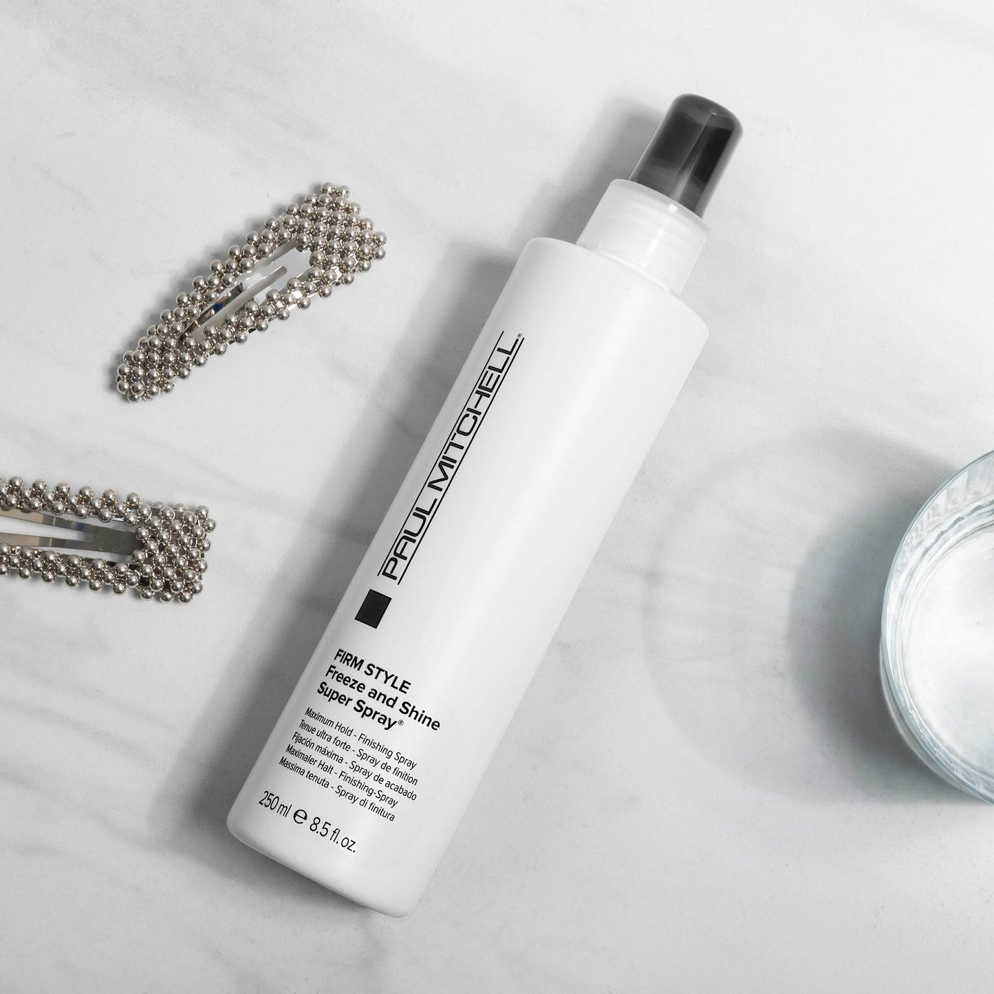 Paul Mitchell Freeze and Shine Super Hairspray, Maximum Hold, Shiny Finish Hairspray, For Coarse Hair, 16.9 fl. oz Beauty & Personal Care Paul Mitchell