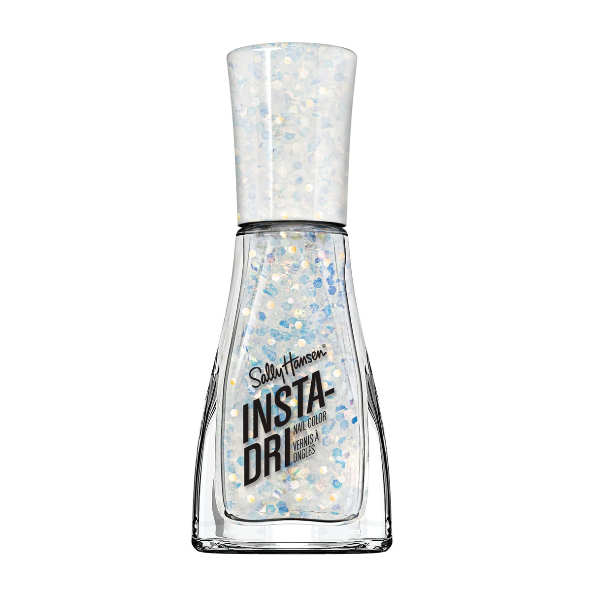 Sally Hansen Insta-Dri Nail Polish | Quick Dry, Long Lasting, Streak-Free Shine | Sheer, Shimmer | 104 Twinkle, Twinkle | White Glitter Nail Color Beauty & Personal Care Sally Hansen