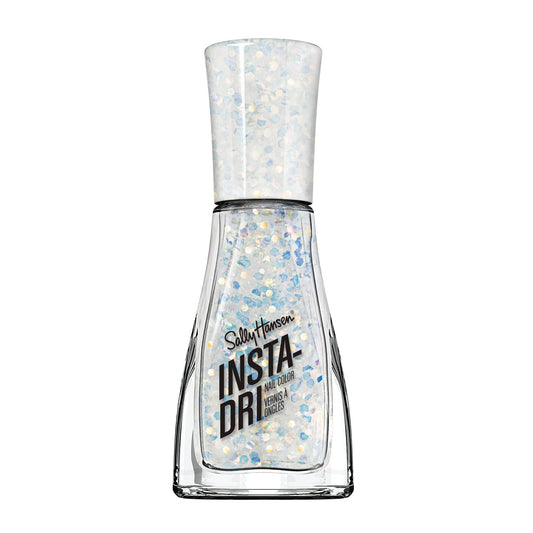 Sally Hansen Insta-Dri Nail Polish | Quick Dry, Long Lasting, Streak-Free Shine | Sheer, Shimmer | 104 Twinkle, Twinkle | White Glitter Nail Color Beauty & Personal Care Sally Hansen
