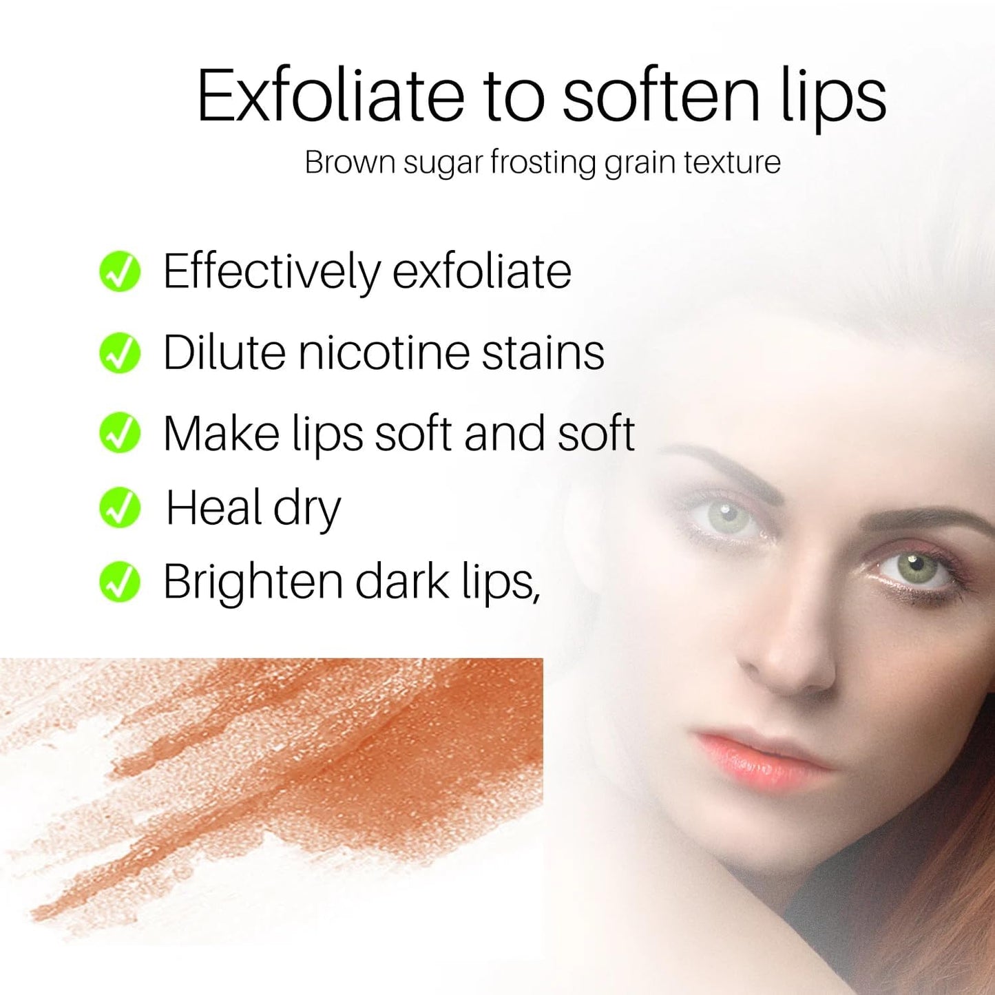 2PCS Natural Plant Lip Balm for Dark Lips,Exfoliating Lip Scrub, Moisturizing Lip Hyaluronic Acid Exfoliating Dead Skin, Lip Balm for Smokers, Restore Beauty & Personal Care LCRORO