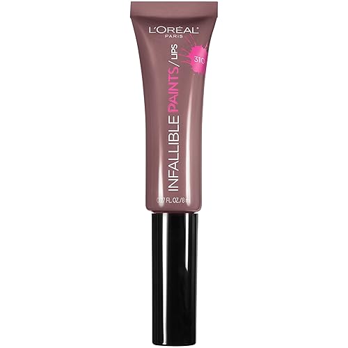 L'Oréal Paris Infallible PAINTS/LIPS, Taupeless, 0.27 fl. oz. Beauty & Personal Care L'Oreal Paris