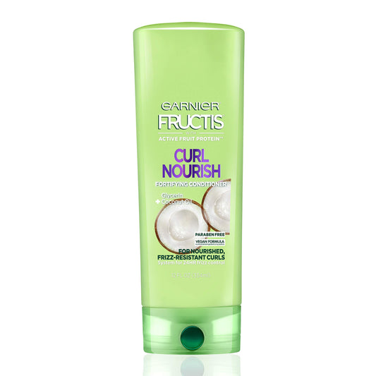 Garnier Hair Care Fructis Triple Nutrition Curl Nourish Conditioner, 12 Flu