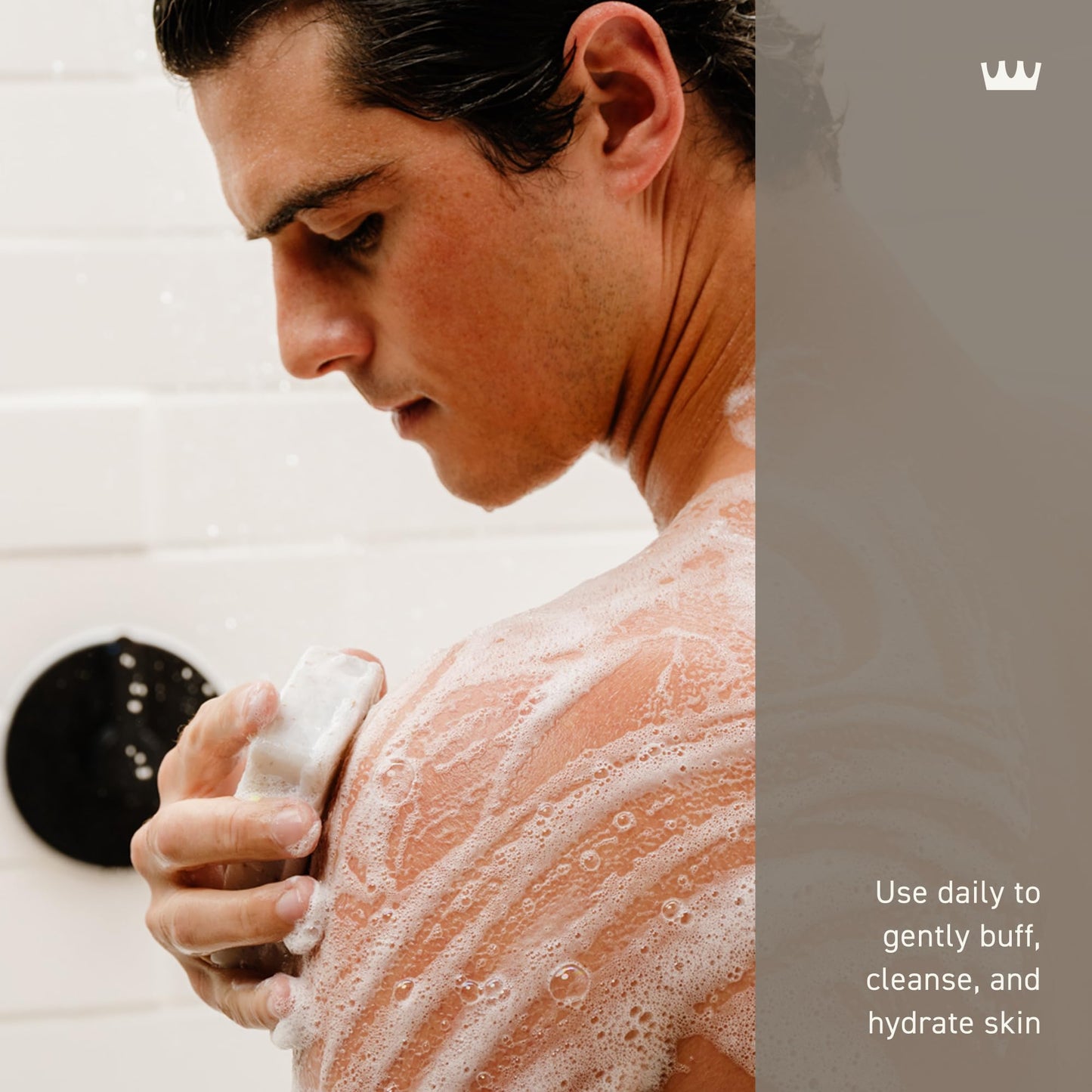 Cremo Exfoliating Body Bar for Men, Vintage Suede Scent, Multi-Layered Fragrance That Buffs, Cleanses and Hydrates Skin, 5oz Beauty & Personal Care Cremo