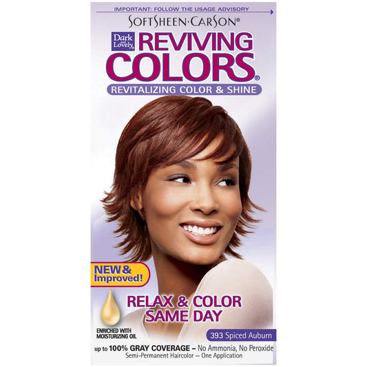 SoftSheen-Carson Dark and Lovely Reviving Colors Nourishing Color & Shine, Spiced Auburn 393 Beauty & Personal Care SoftSheen