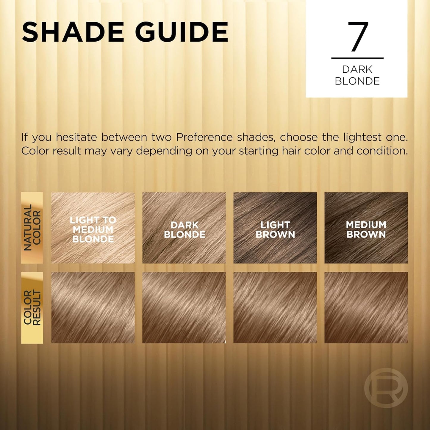 L’Oreal ParisSuperior Preference Rich Luminous Conditioning Colorant, Level 3 Permanent, Dark Blonde/Natural 7 (Pack of 3) Beauty & Personal Care L'Oreal Paris