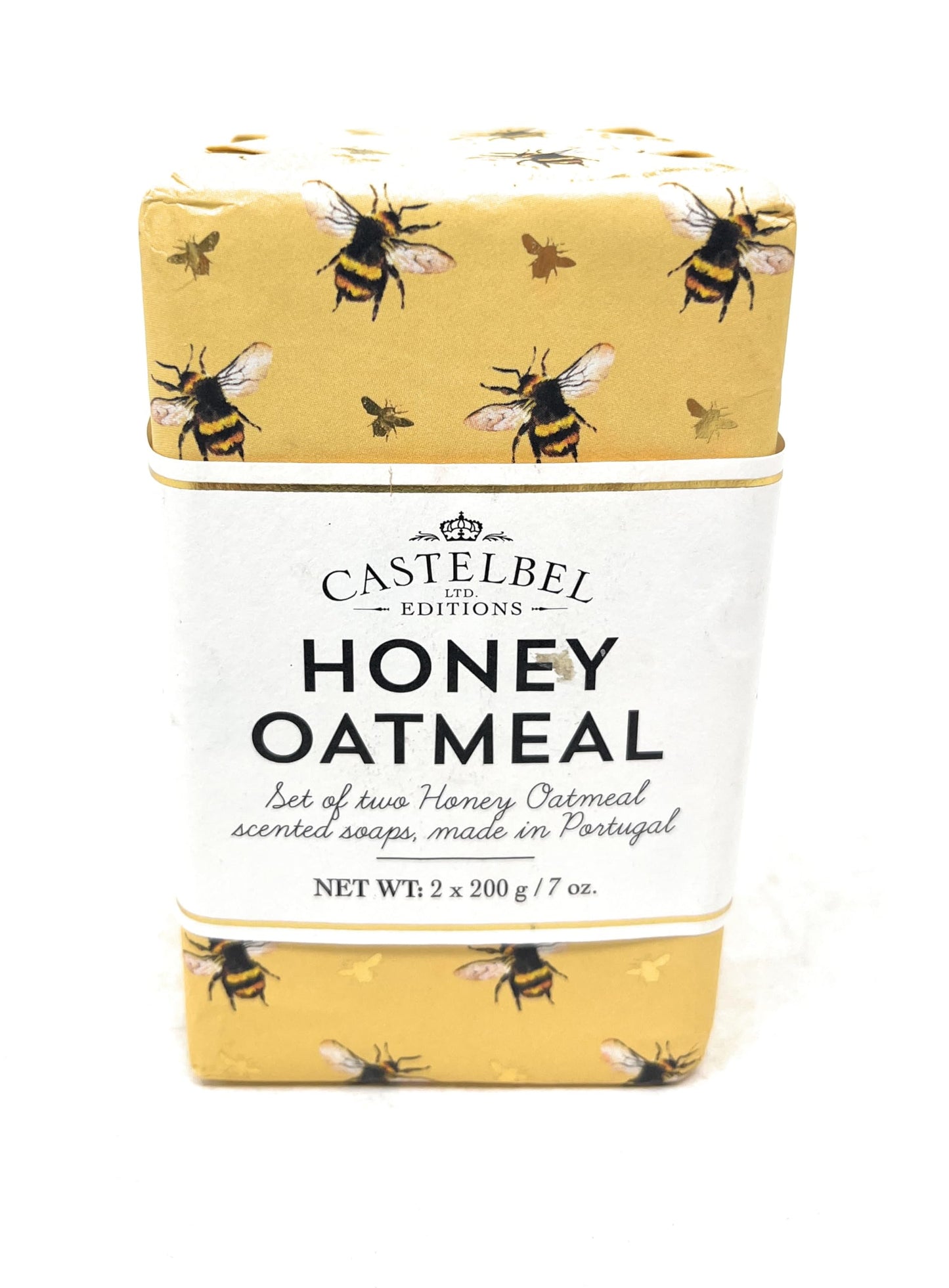 Castelbel Set of Honey Oatmeal Fragranced Luxury Soap, (2) 7-Ounce Bars Beauty & Personal Care Castelbel