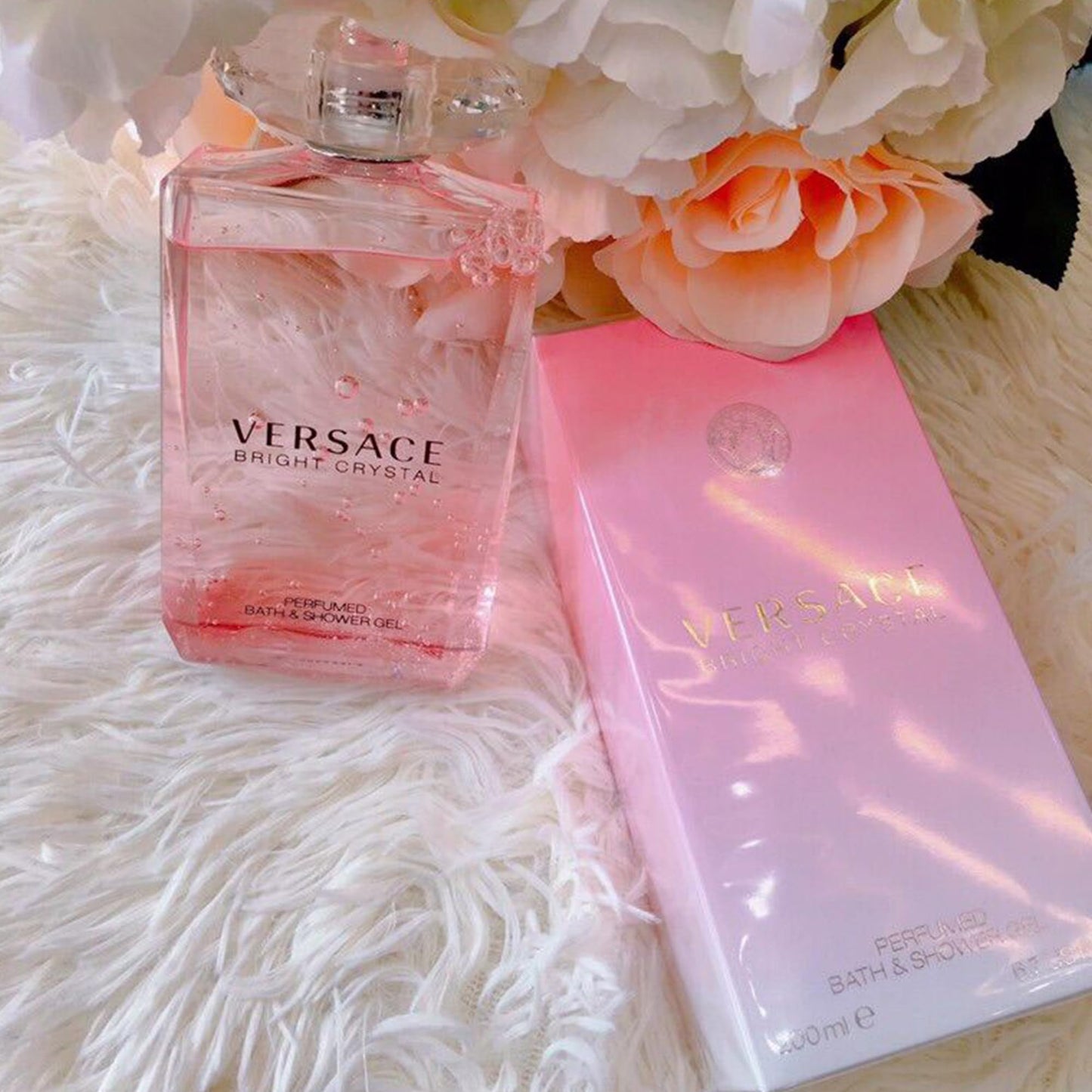 Versace Bright Crystal for Women Perfumed Bath & Shower Gel, 6.7 Ounce Beauty & Personal Care Versace