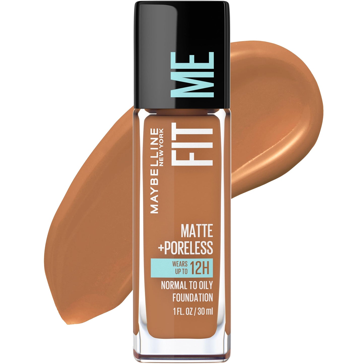 Maybelline Fit Me Matte + Poreless Liquid Oil-Free Foundation Makeup, Coconut, 1 Count (Packaging May Vary) Beauty & Personal Care MAYBELLINE