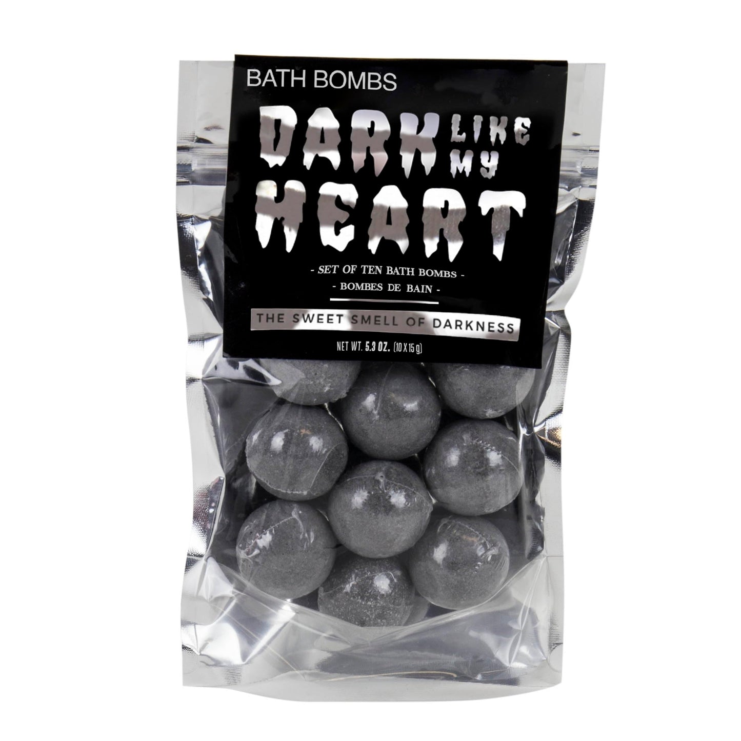 Gift Republic Like My Heart Black Bath Bombs GR450126 Beauty and Personal Care Gift Republic